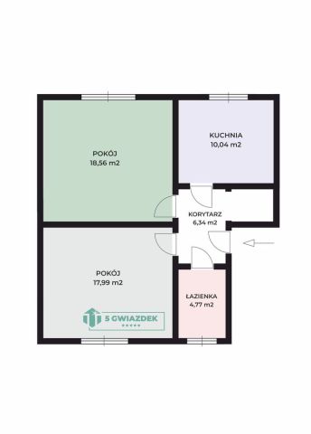 Mieszkanie 2-pokojowe Szczecinek, ul. Kosińskiego. Zdjęcie 5