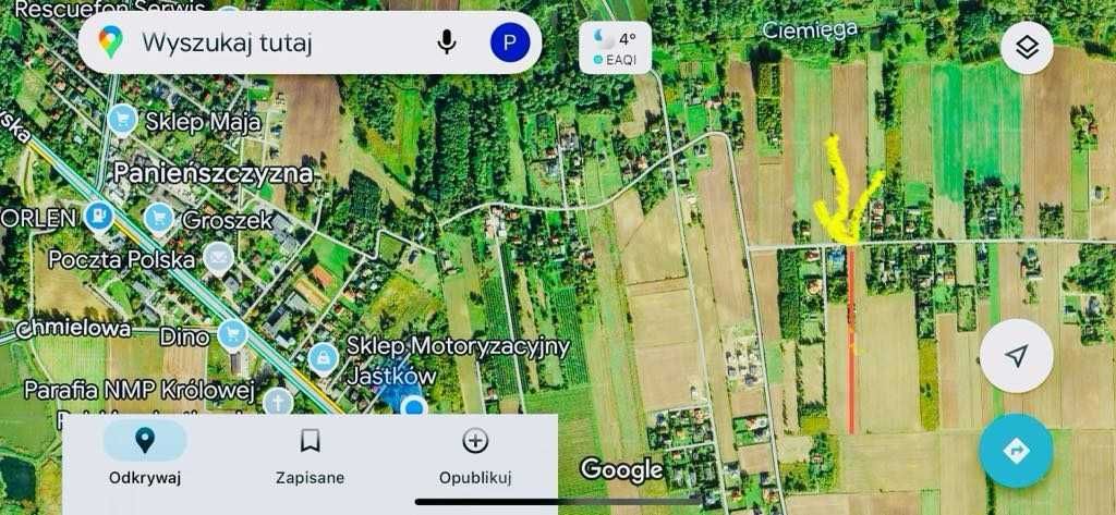 Działka rolno-budowlana Panieńszczyzna. Zdjęcie 2