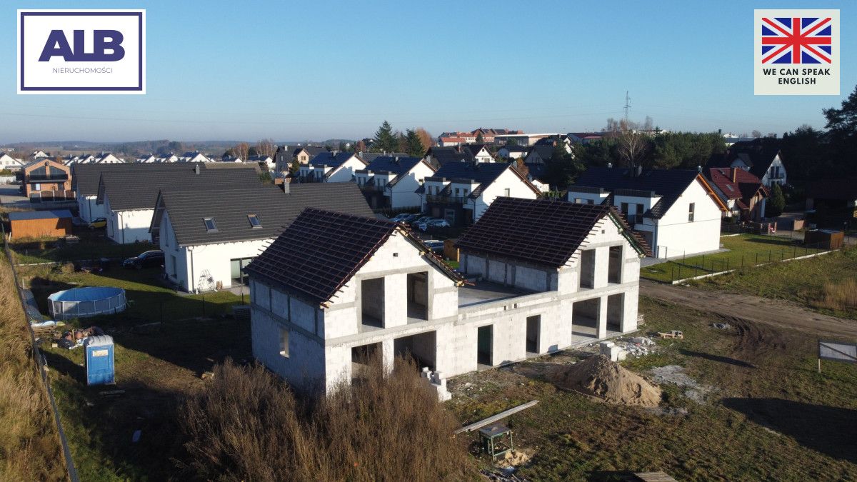 bliźniak, 5 pokoi Kiełpino