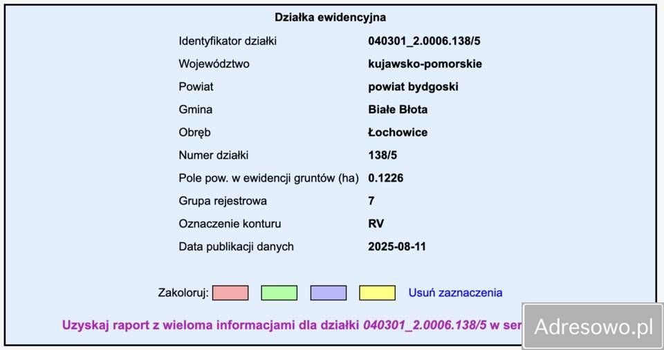 Działka budowlana Łochowo, ul. Jana Brzechwy. Zdjęcie 8