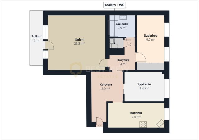 Mieszkanie 3-pokojowe Warszawa Praga, ul. prof. Jerzego Bukowskiego. Zdjęcie 16