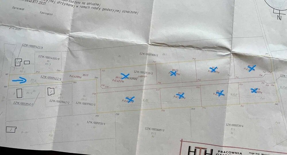 Działka budowlana Chomino. Zdjęcie 2