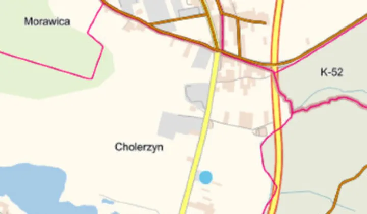 Działka inwestycyjna Cholerzyn