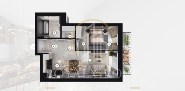 Mieszkanie 2-pokojowe Lublin Kolonia Sławinek, ul. Bukszpanowa. Zdjęcie 10