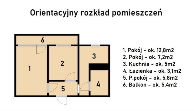 Mieszkanie 2-pokojowe Szczecinek, pl. hm. Aleksandra Kamińskiego. Zdjęcie 15