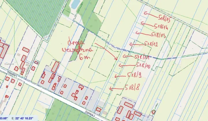 Działka budowlana Tuliłów, ul. Dalekie I