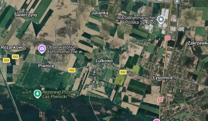 Działka budowlana Lulkowo, Lulkowo
