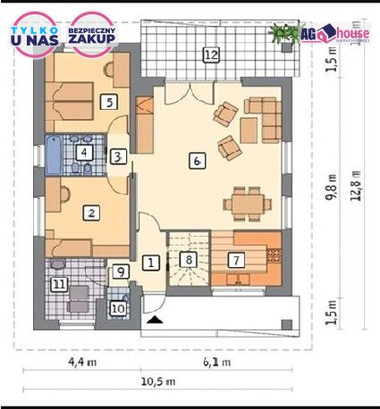 dom wolnostojący, 6 pokoi Starzyński Dwór, ul. Długa. Zdjęcie 7