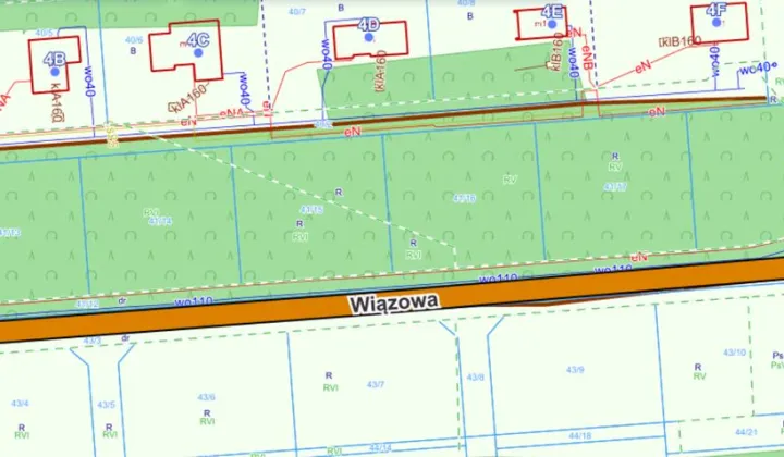 Działka budowlana Czarny Las, ul. Wiązowa