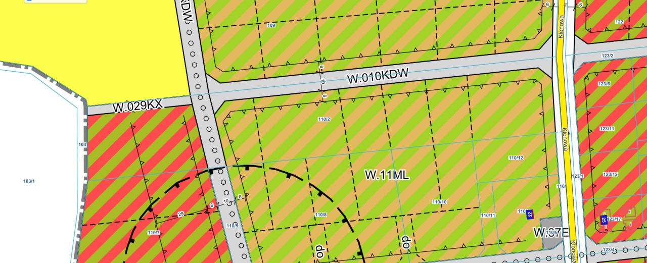 Działka inwestycyjna Jezierzany, ul. Klonowa. Zdjęcie 6