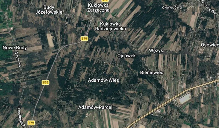 Działka budowlana Adamów-Wieś, ul. Graniczna