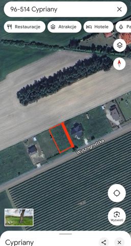 Działka budowlana Cypriany. Zdjęcie 1