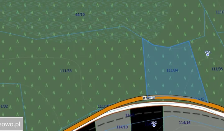 Działka budowlana Otomin