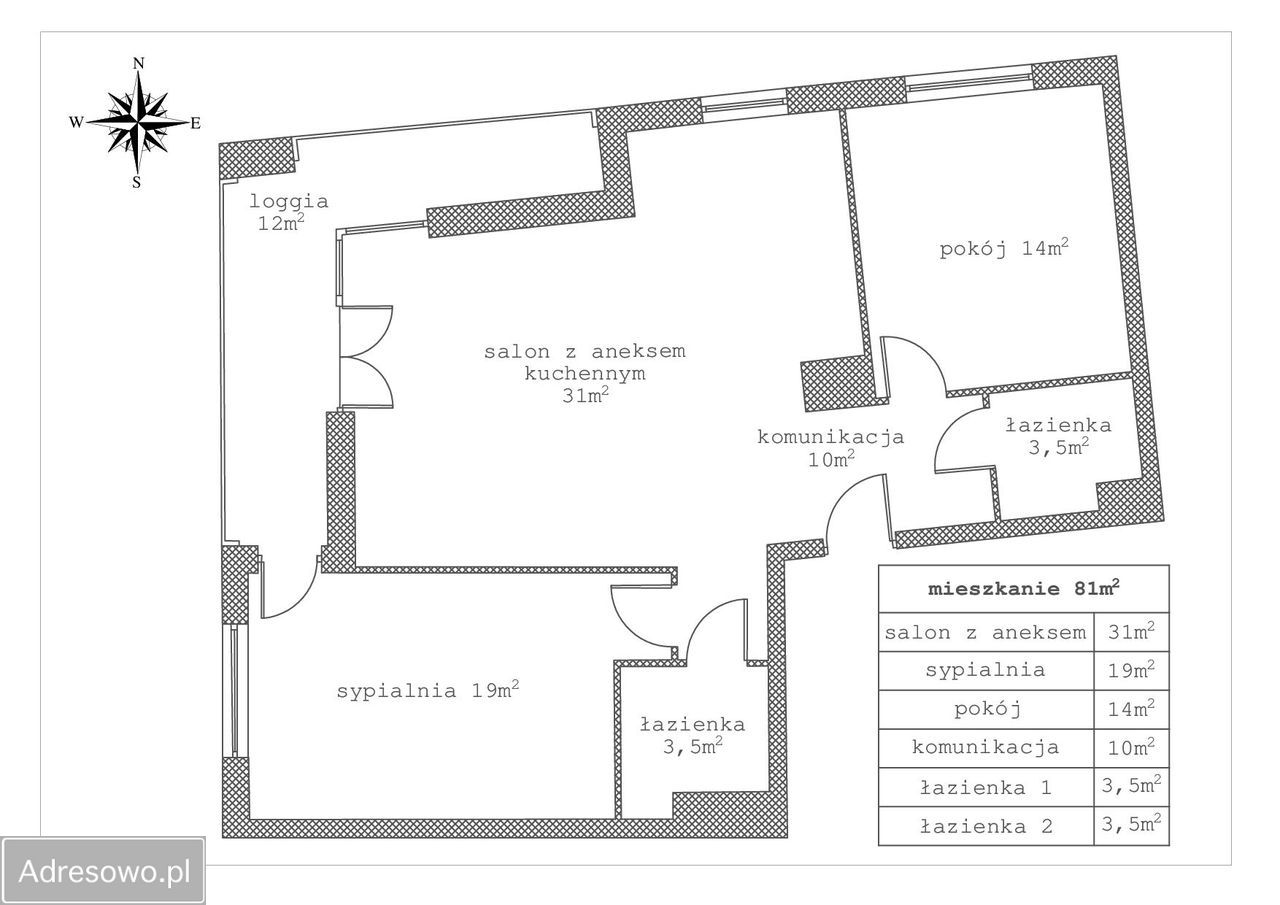 Mieszkanie 3-pokojowe Zgierz, ul. Chemików. Zdjęcie 17