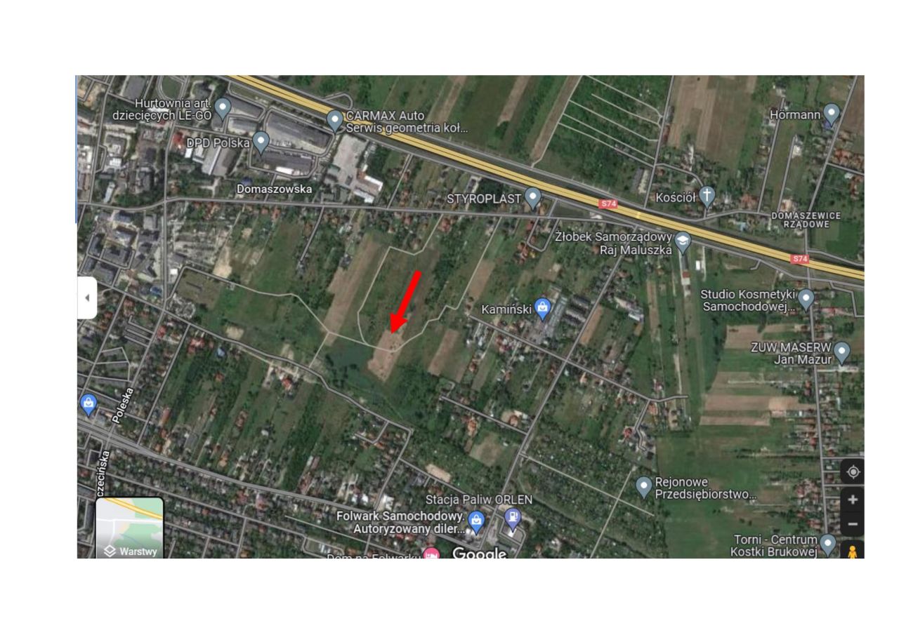 Działka inwestycyjna Kielce Nowy Folwark, ul. Domaszowska. Zdjęcie 2