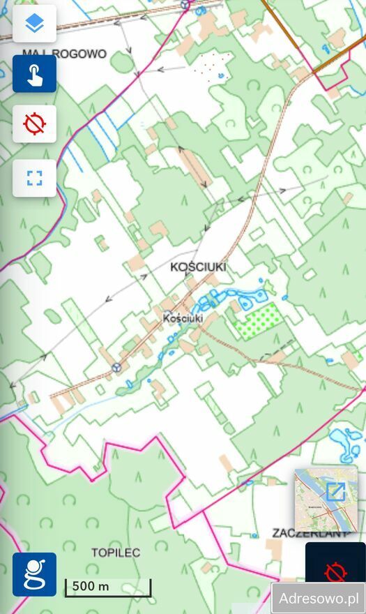 Działka rolna Kościuki. Zdjęcie 2