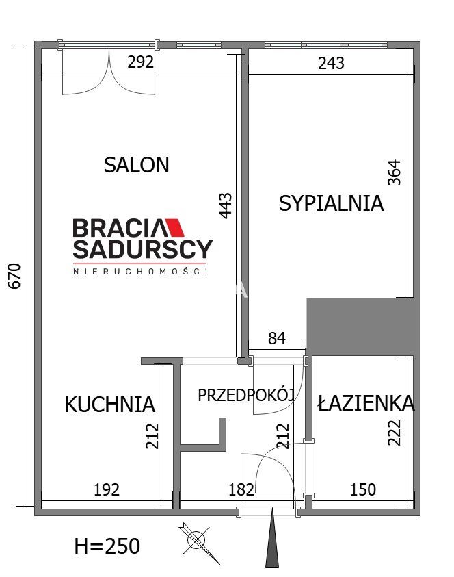 Mieszkanie 2-pokojowe Kraków Wzgórza Krzesławickie, os. Na Wzgórzach. Zdjęcie 17