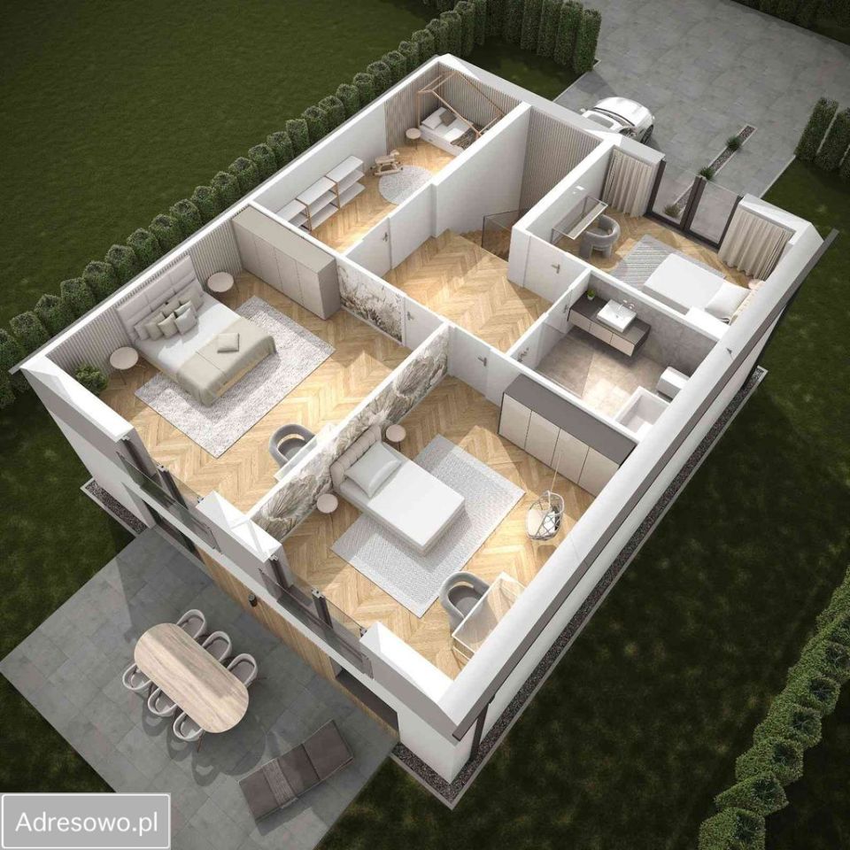 dom wolnostojący, 6 pokoi Rybarzowice, ul. Migdałowa. Zdjęcie 8