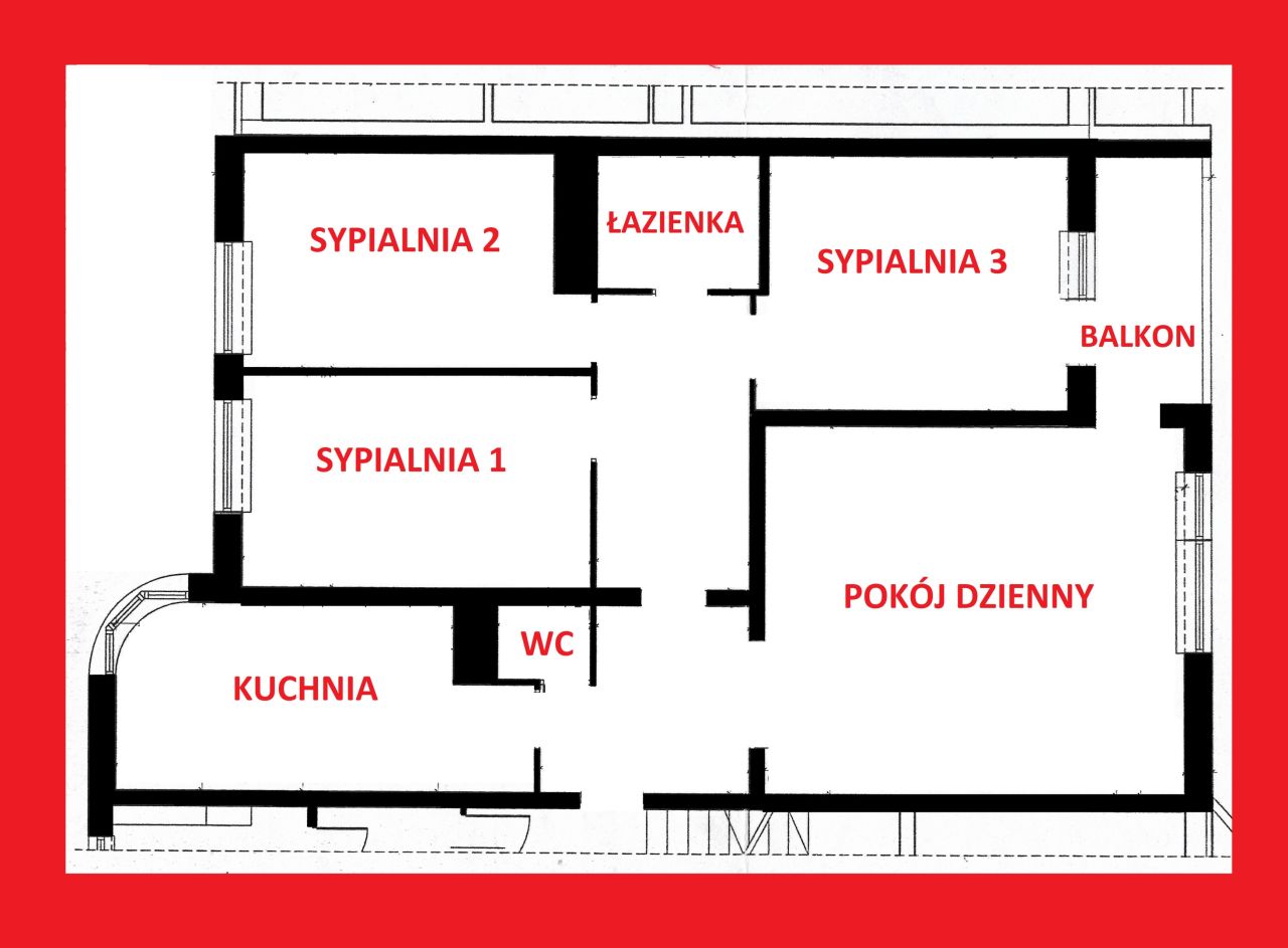 Mieszkanie 4-pokojowe Warszawa Włochy, ul. 1 Sierpnia