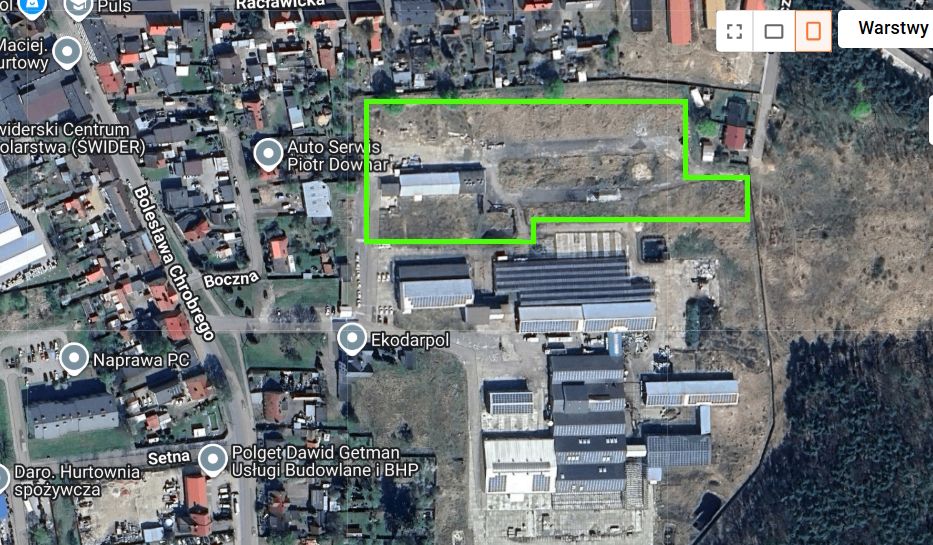 Działka inwestycyjna Dębno, Chrobrego 19. Zdjęcie 1