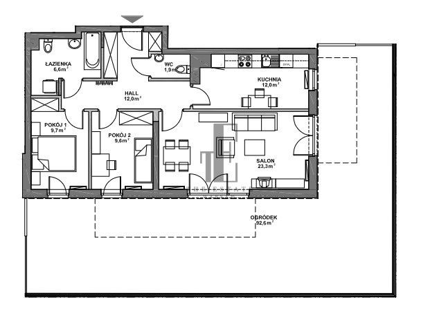 Mieszkanie 3-pokojowe Warszawa Mokotów, ul. Rajska. Zdjęcie 18