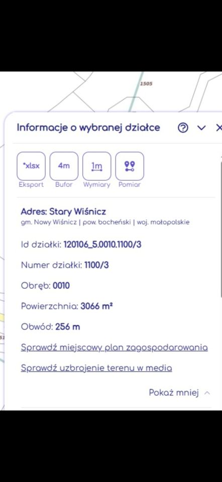 Działka budowlana Stary Wiśnicz. Zdjęcie 4