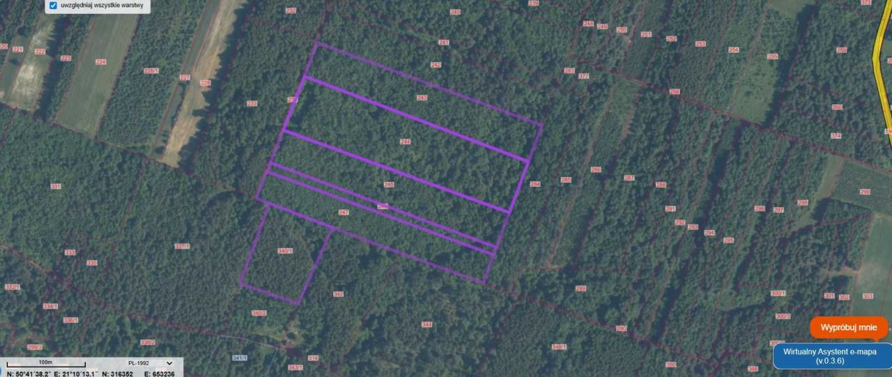 Działka rolna Łagówka. Zdjęcie 2