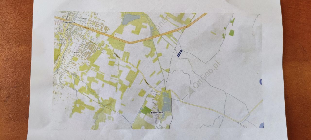 Działka rekreacyjna Rymanów Bartoszów. Zdjęcie 3
