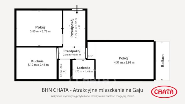 Mieszkanie 2-pokojowe Wrocław Krzyki, ul. Krynicka. Zdjęcie 18