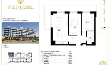 Mieszkanie 3-pokojowe Kołobrzeg