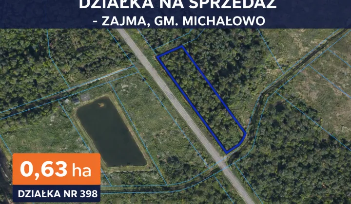 Działka leśna Zajma