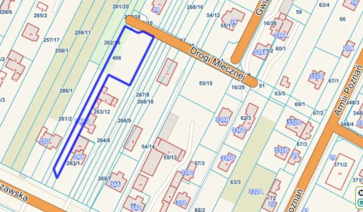 Działka inwestycyjna Łomianki, ul. Warszawska