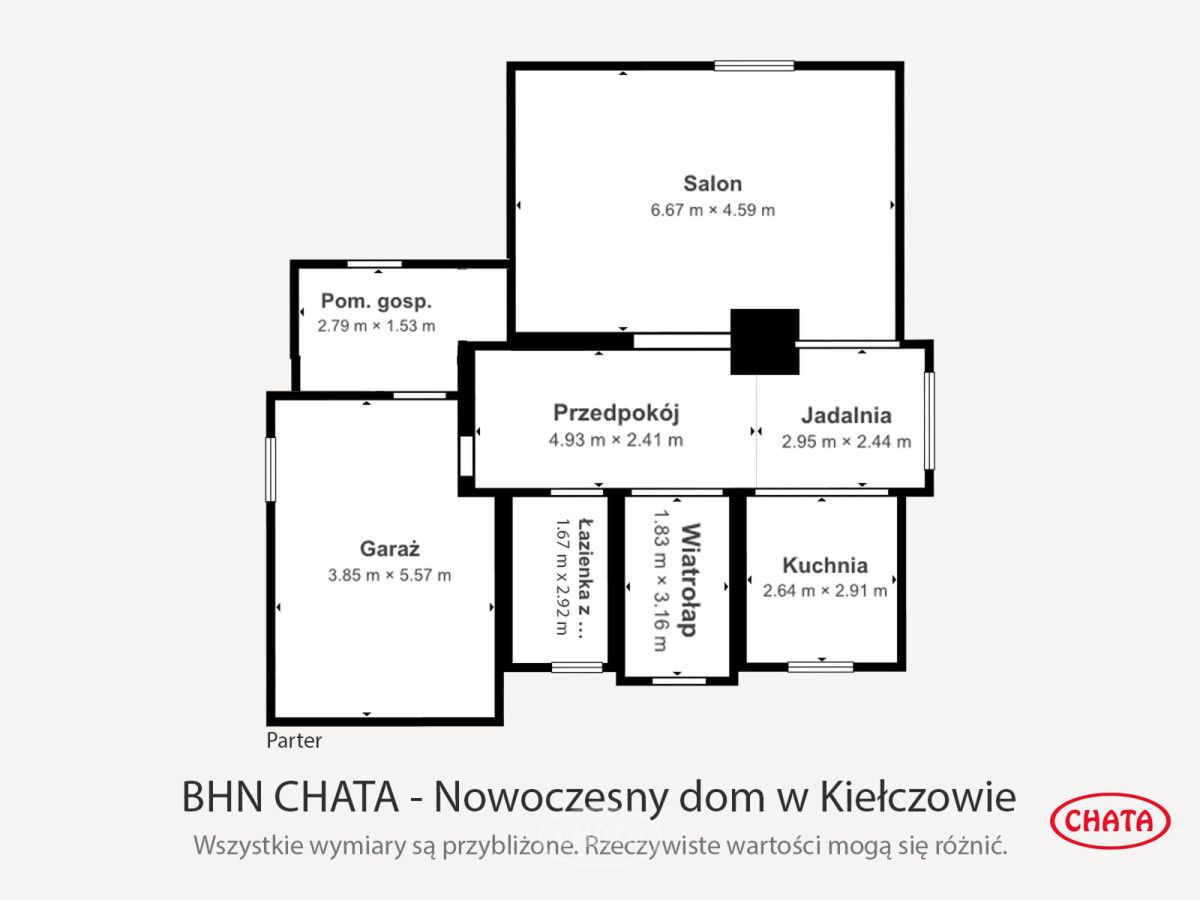 dom wolnostojący, 5 pokoi Kiełczów, ul. Cyprysowa. Zdjęcie 15