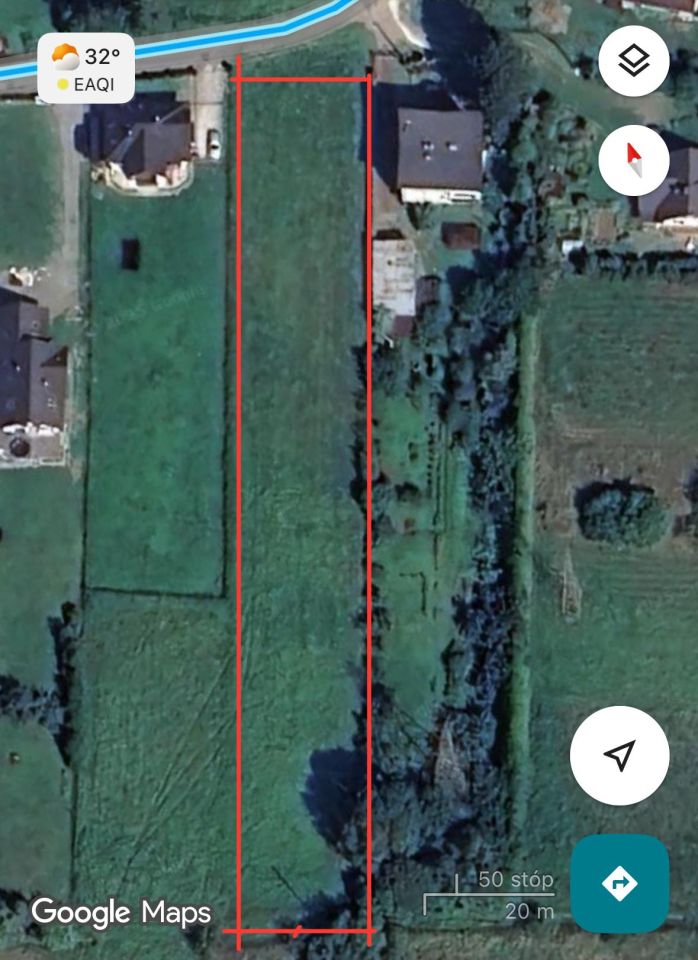 Działka rolno-budowlana Pietrzykowice Kąty, ul. Adama Asnyka
