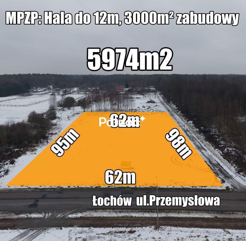 Działka inwestycyjna Łochów, ul. Przemysłowa. Zdjęcie 2