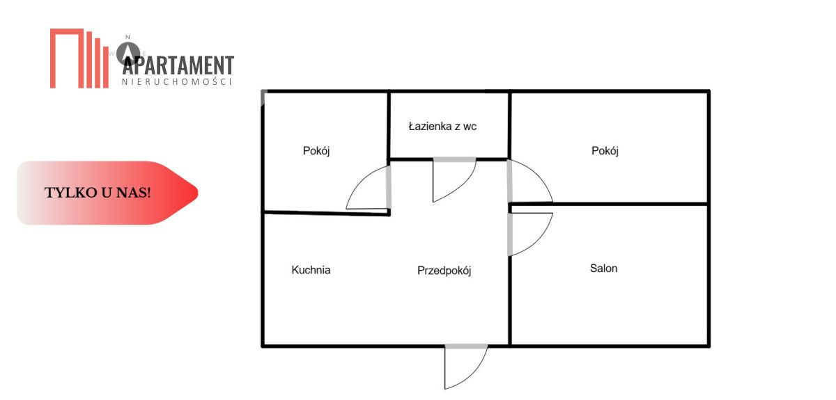 Mieszkanie 3-pokojowe Chojnice. Zdjęcie 11