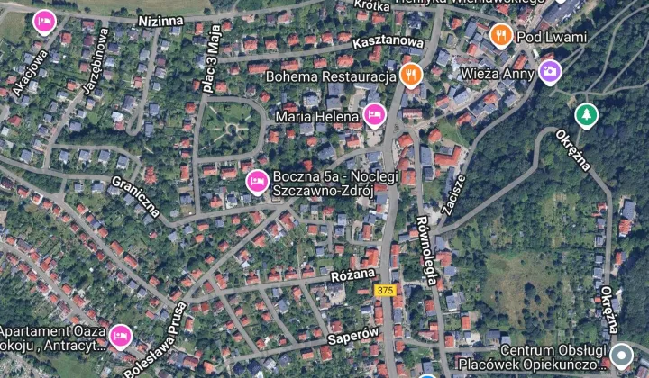 Hotel/pensjonat Szczawno-Zdrój, ul. Boczna