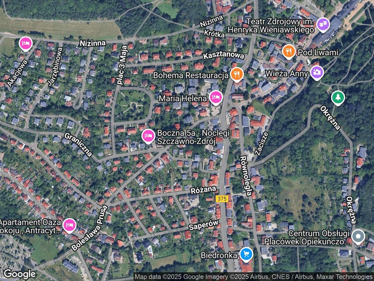 Hotel/pensjonat Szczawno-Zdrój, ul. Boczna