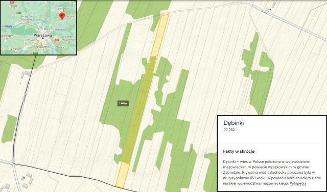 Działka rolna Dębinki, ul. Cicha. Zdjęcie 1