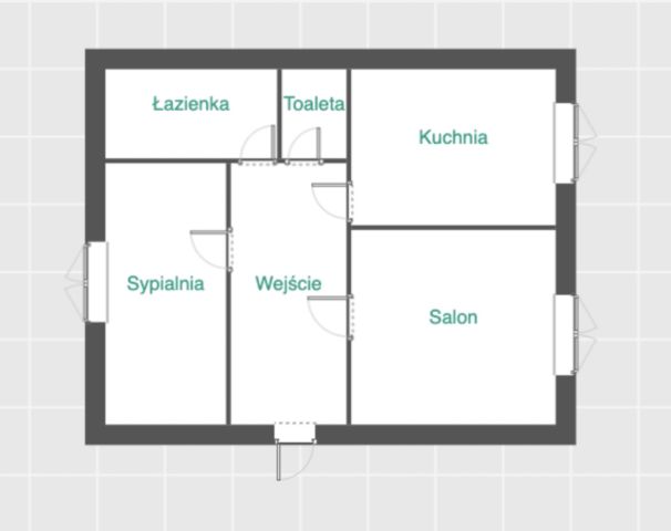 Mieszkanie 2-pokojowe Rzeszów, ul. Franciszka Ślusarczyka. Zdjęcie 11