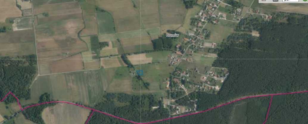 Działka budowlana Brunów
