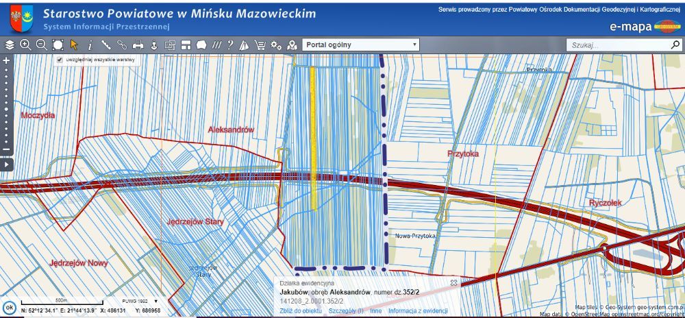 Działka rolna Aleksandrów