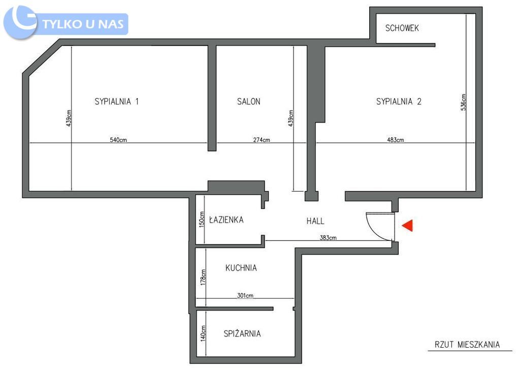 Mieszkanie 3-pokojowe Kraków Prądnik Czerwony, ul. Kwartowa. Zdjęcie 18