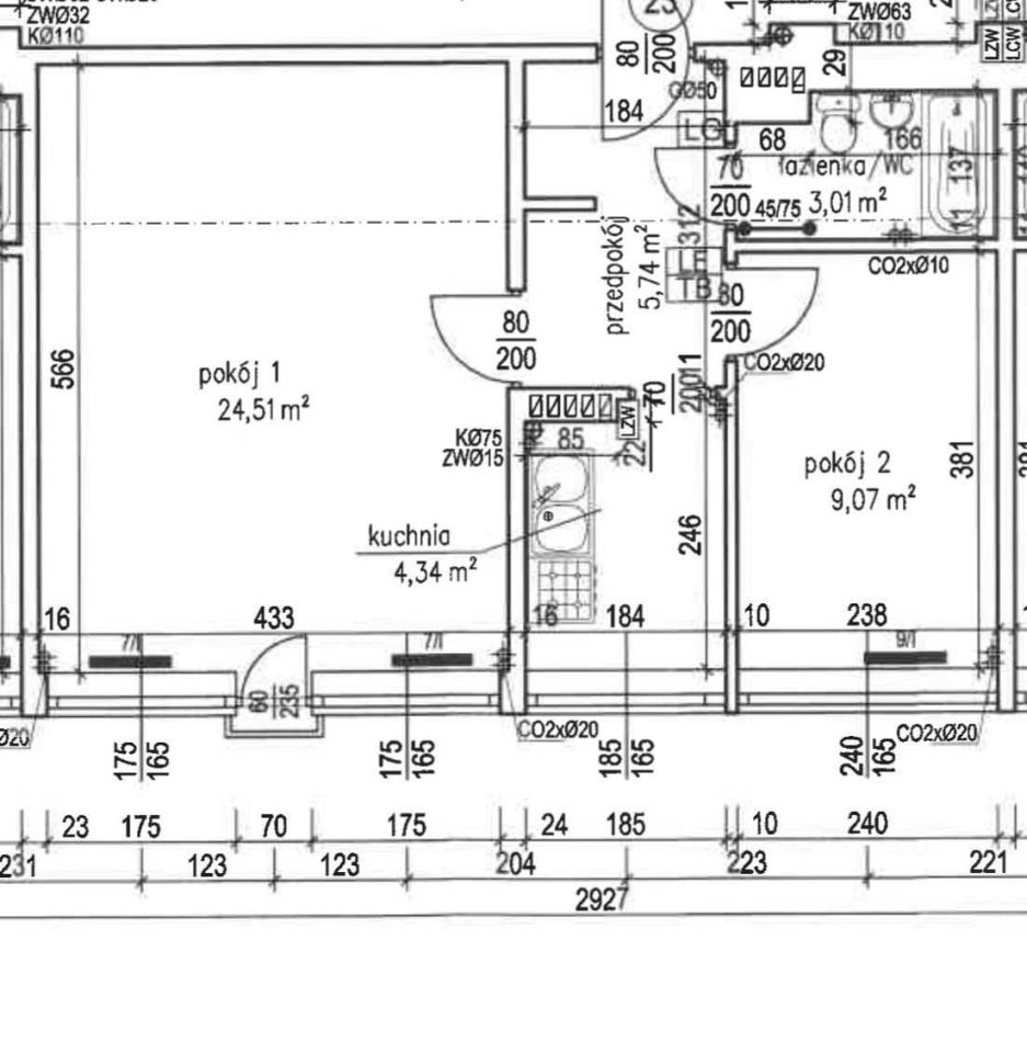Mieszkanie 2-pokojowe Szczecin Pomorzany. Zdjęcie 8