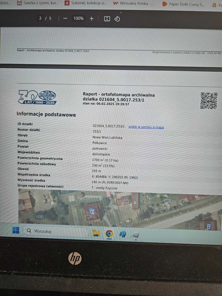 Działka budowlana Nowa Wieś Lubińska. Zdjęcie 4