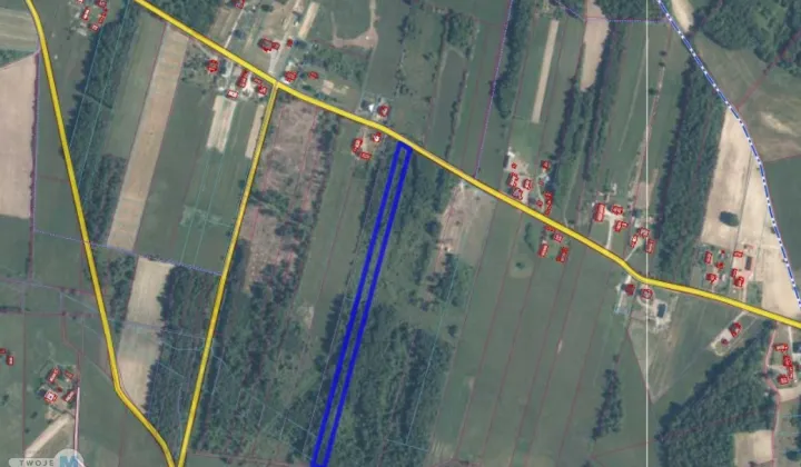 Działka budowlana Ociesęki