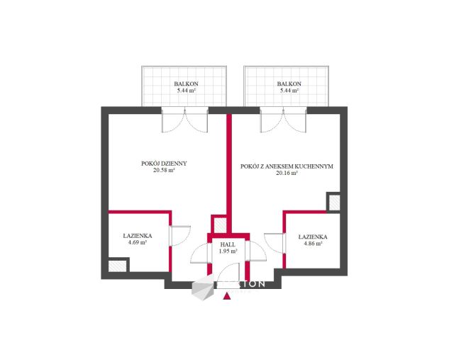 Mieszkanie 2-pokojowe Poznań Nowe Miasto, ul. Milczańska. Zdjęcie 12