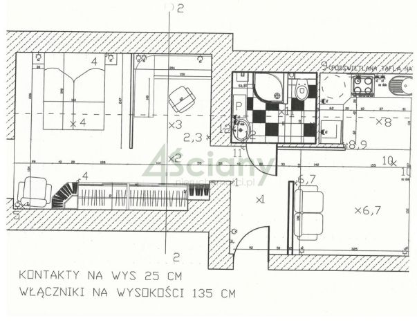 Mieszkanie 2-pokojowe Warszawa Ochota, ul. Szczęśliwicka. Zdjęcie 12