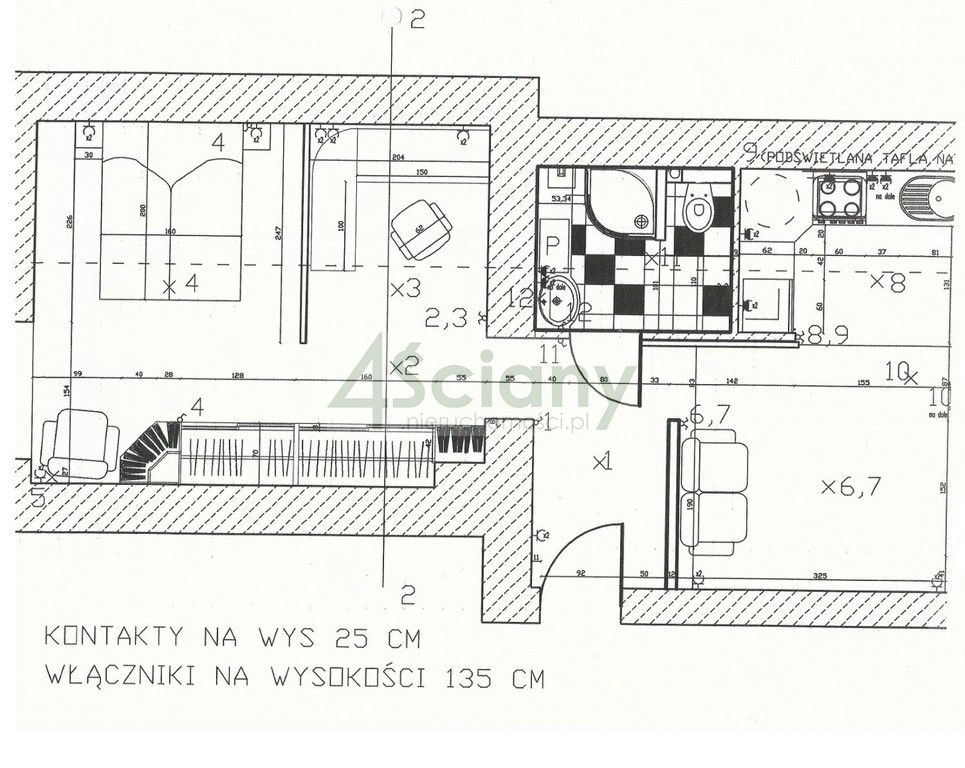 Mieszkanie 2-pokojowe Warszawa Ochota, ul. Szczęśliwicka. Zdjęcie 12