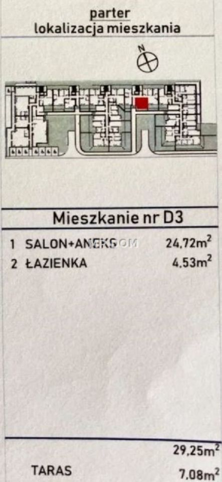 Mieszkanie 1-pokojowe Kielce. Zdjęcie 3